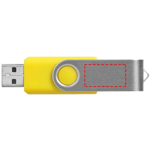 Gele USB-stick bedrukken